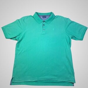 Columbia PFG‎  Polo Shirt Green Embroidered Fish Logo Men's Size L